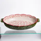 Форма для запікання та сервірування Vintage Овальна з ручками HM04-14