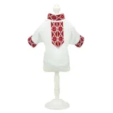 Вышиванка для собак №1 ,29Х46, белая