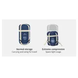 Спальний мішок Naturehike LW180 CNK2550WS026 Sunny Day PL01, (14°C) XL коричневий