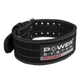 Пояс для пауерліфтингу Power System PS-3800  PowerLifting шкіряний Black XL