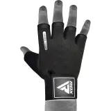 Перчатки для фитнеса RDX T2 Half Black PLUS-S