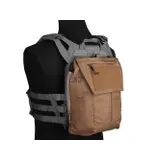 Сумка панель-рюкзак на спину Emerson AVS для плитоноски на ZIP и MOLLE Койот