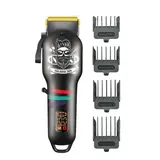 Тример для бороди і волосся VGR V-699B акумуляторний USB зарядка чорний