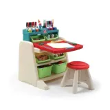 Детский стол со стульчиком для творчества STEP 2 "FLIP&DOODLE", 66х60х48 см/30х31х31 см