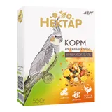 НЕКТАР - Німфа коктейль корм для середніх папуг Лорі 550 г (10 упаковок)