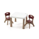 Набор STEP 2: стол и 2 стульчика "KITCHEN TABLE & CHAIRS", 48х64х64 см/50х35х35 см