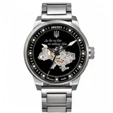 Мужские часы Awarder 058 Где бы ни был Silver-Black Steel