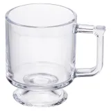 Набор чашек 6 шт для чая и кофе Goblet по 300 (мл) кружки стеклянные Прозрачный HP-19-L6