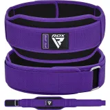 Пояс для важкої атлетики RDX RX5 Double Belt неопреновий Purpel S