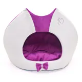 Будиночок для котів та собак Cat №1 Лорі 30х40х40 см Фіолетовий