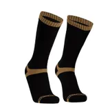 Шкарпетки водонепроникні Dexshell Hytherm Pro Socks, розмір S (36-38), чорні з коричневою смугою