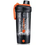 Шейкер спортивний електричний VOLTRX Gallium 600 мл. Tritan Orange