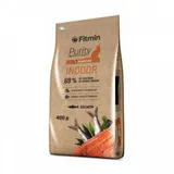 Fitmin cat Purity Indoor 400 г лосось / Комплексный корм для взрослых котов от 12 месяцев, живущих преимущественно в помещении