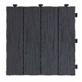 Декоративное покрытие для пола Multy Home Woodgrain, рифленое, 30х30см, серый, уп.6 шт.