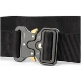Ремень тактический военный Assault Belt с пряжкой Кобра черный