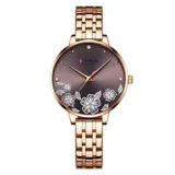 Женские часы Curren C9068L Gold Cofee