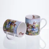 Набор чашек фарфоровых Rabbit Family  220 мл 2шт HP-7323-8