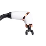 Перкуссионный ручной массажер аккумуляторный 17 Вт зарядка от USB до 3200 об/мин Белый HP-11-11W