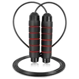Скакалка скоростная PowerPlay 4210 Power Weighted Jump Rope Черная (2,7m.)
