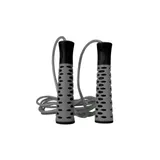 Скакалка PowerPlay 4206 Jump Rope PRO+ Серо-черная (2,75m.)