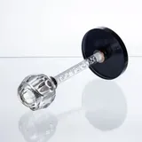 Скляний свічник Crystal Pillar 17 см на стіл декоративний HP-7-27