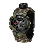 Мужские часы Patriot 005CMGRSU ВСУ Зеленый камуфляж Паракордовый ремешок Camo Green + Коробка.