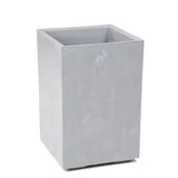 Вазон Lamela KARO 400×400×600 мм, серый бетон