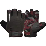 Перчатки для фитнеса RDX T2 Half Red M