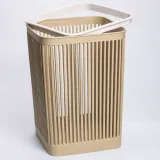 Корзина для мусора пластиковая в офис для бумаги 22×22×30 (см) корзина под мусор 8 (лмусорное ведро Коричневый HP-45-9OL