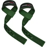 Лямки для тяги PowerPlay 7064 Lifting Gym Straps Зеленые