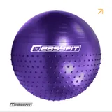 Фітбол 65 см EasyFit Hybrid фіолетовий (фітбол напівмасажний)