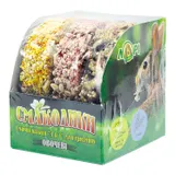 Смаколики для гризунів ОВОЧЕВІ КІЛЬЦЯ Лорі "3в1" (10 упаковок)