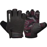 Перчатки для фитнеса RDX T2 Half Pink S