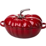Каструля чавунна емальована Iron Tomato 2,5 л, червоний Yiwu HP-FLG-20 RED