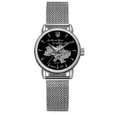 Женские часы Awarder 028-3D Где бы ни была Silver-Black