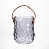 Ваза сумочка з ручкою 13×9.5×18 см декоративна Сірий HP-19-153-5