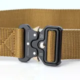 Ремень тактический военный Assault Belt с пряжкой Кобра койот