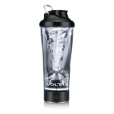 Шейкер спортивний електричний VOLTRX VortexBoost 600 мл. Tritan Black