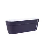 Вазон Santino Asti Window Box 12 л, 50×17×20 см, антрацит-белый