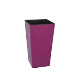 Кашпо Plastkon "ELISE" 20х20х36 см, матовий, фуксія