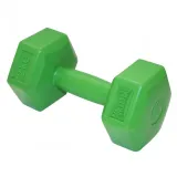 Гантель композитна PowerPlay 4124 Hercules 2 кг. Зелена  (1шт.)