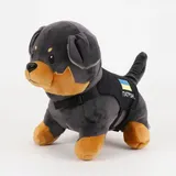 Іграшка-подушка Пес Патрон з пледом 110x140 см сірий з коричневим 509-6GB
