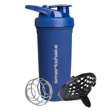 Шейкер спортивний SmartShake металевий Reforce Stainless Steel 30oz/900ml Navy Blue