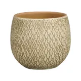 Кашпо Edelman Madeira pot round 18х18 см кремовый