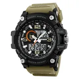 Мужские часы Patriot 012BKKHTRO ТРО Черные с хаки + Коробка.