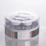 Йогуртниця електрична на 7 баночок по 180 (мл) апарат для приготування йогурту 20 Вт йогуртниця для дому SK-08017