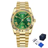 Мужские часы Pagani Design PD-1783 Gold-Green