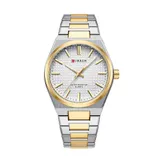 Мужские наручные часы Curren 8439L Silver-Gold-White