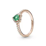 Срібна каблучка Pandora Rose Блискуче серце