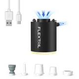 Кемпинговый насос-фонарь Flextail Tiny Pump X, черный с вакуумными пакетами 2 шт (50x70)